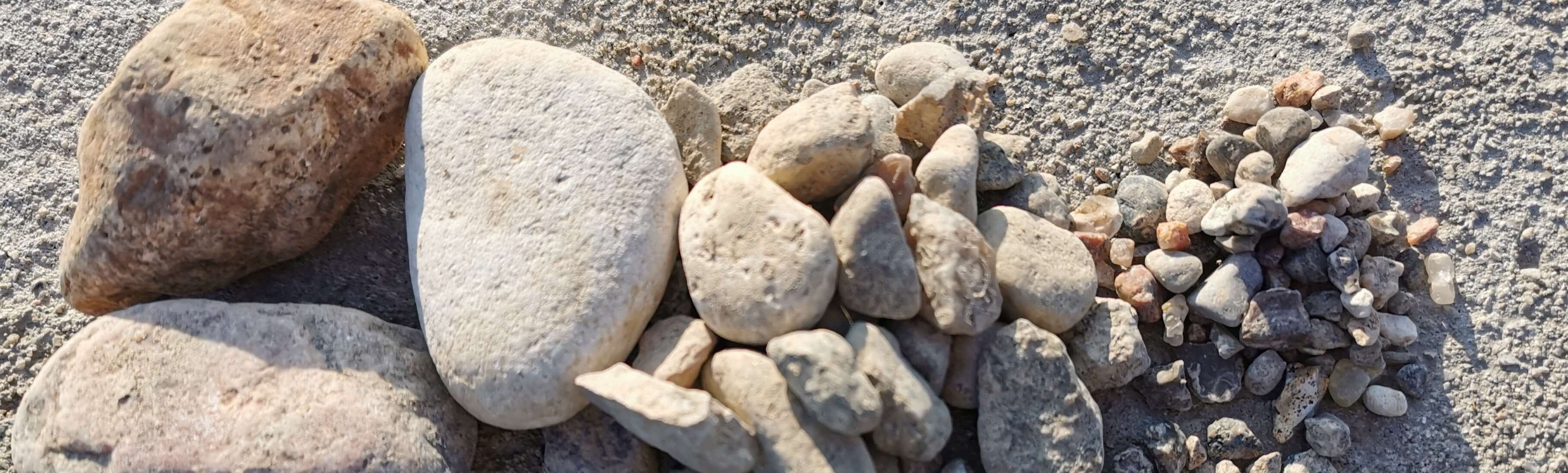 Nøddesten, ærtesten, perlesten, billige sten, sten hent selv, sten nær Svendborg på Fyn 