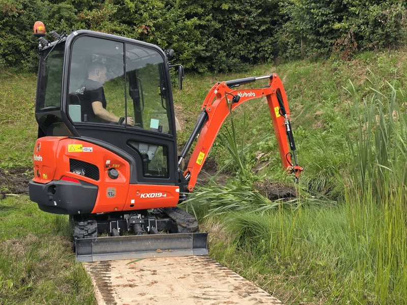 Vognmand MBR service på Fyn, nær Svendborg 