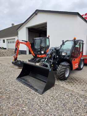 Minigraver fra MBR service nær svendbog på Fyn